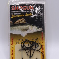 Shogun Shogin | Specimen hooks | Zander | 10 st | hooks