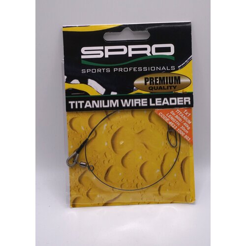 SPRO SPRO Titanium  wire leader| 90 lbs | 30 cm