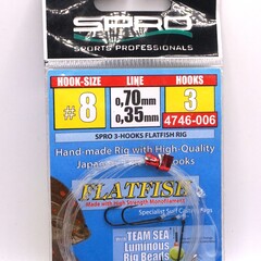 spro SPRO| 3 hooks | 150 cm  seabass & flatfish rig | 4746-006