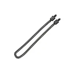 Solar Black Stainless chain| plastic ended