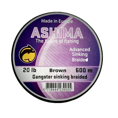 Ashima Gangster Sinking Braided 20 LB | 600M | gevlochten  lijn