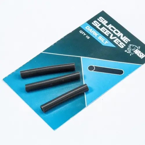 Nash Silicone Sleeves | Dark Silt | 15  st