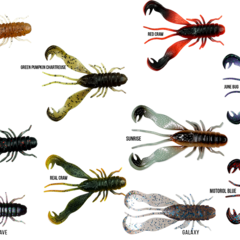 LMAB LMAB | Finesse Filet craw | 5pcs | 7cm | shads