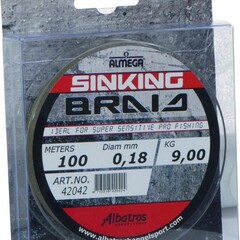 Albatros Almega | Sinking Braid | 100M | braided fishing line