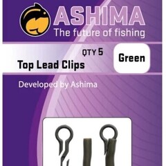 Ashima Ashima | Top Lead Clips | green | 5 pieces