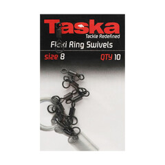 Taska Flexi Ring  swivel | maat 10  | 10 st | wartels
