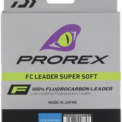 DAIWA Daiwa | Prorex | Bas de ligne en fluorocarbone ultra souple | 15 m