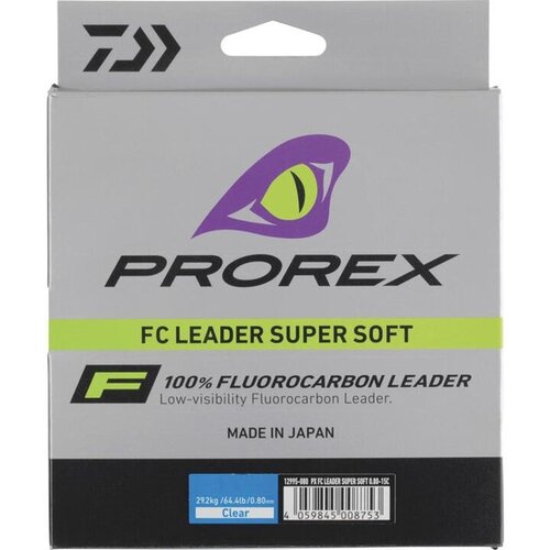 DAIWA Daiwa | Prorex | Bas de ligne en fluorocarbone ultra souple | 15 m