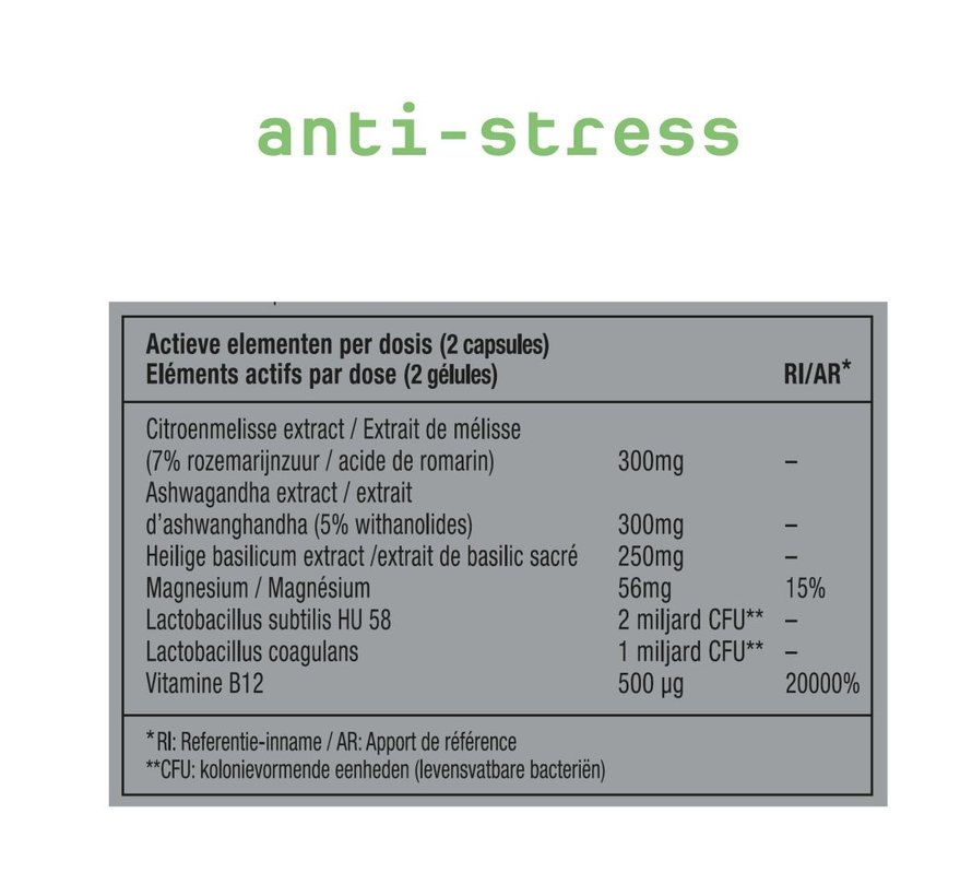 ANTI-STRESS 03 - VITAMINE - RECHARGE 48 CAPSULES