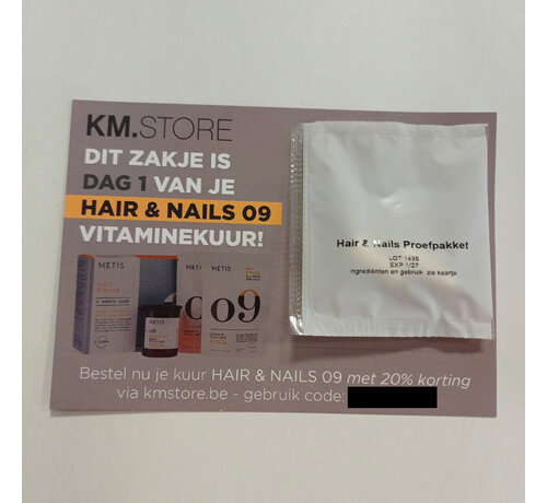 METIS HAIR & NAILS 09 - VITAMINE - SAMPLE