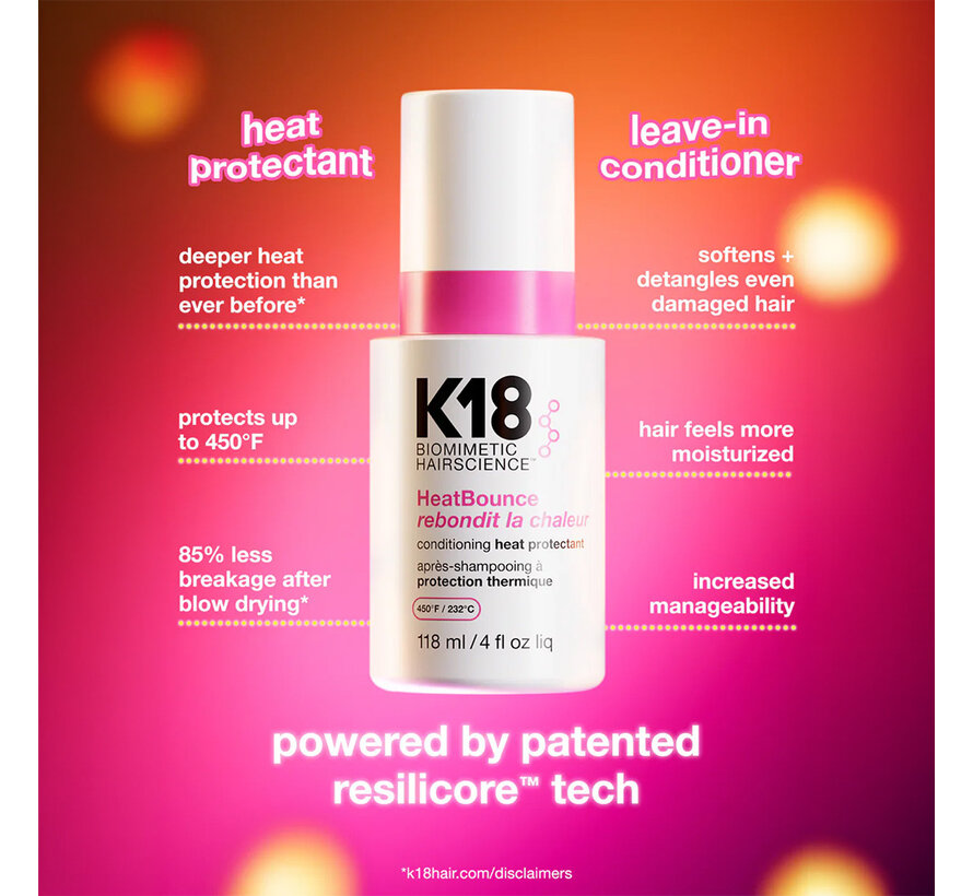 K18 HeatBounce conditioning heat protectant