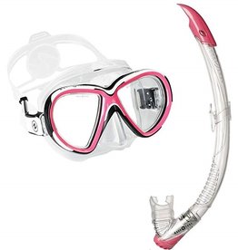 Aqualung Snorkelset Aqualung Reveal X2 roze