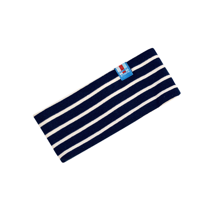 BretonStripe Kinderhoofdband Navy-Naturel