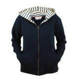 BretonStripe BretonStripe hooded vest Navy