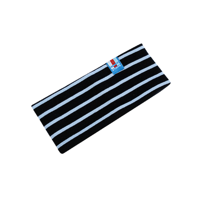 BretonStripe Kinderhoofdband Navy-Sky Blue