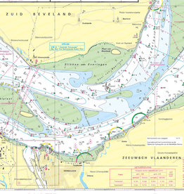 Kaartkussen waterkaart Terneuzen