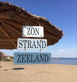 Tekstbord strand Zeeland