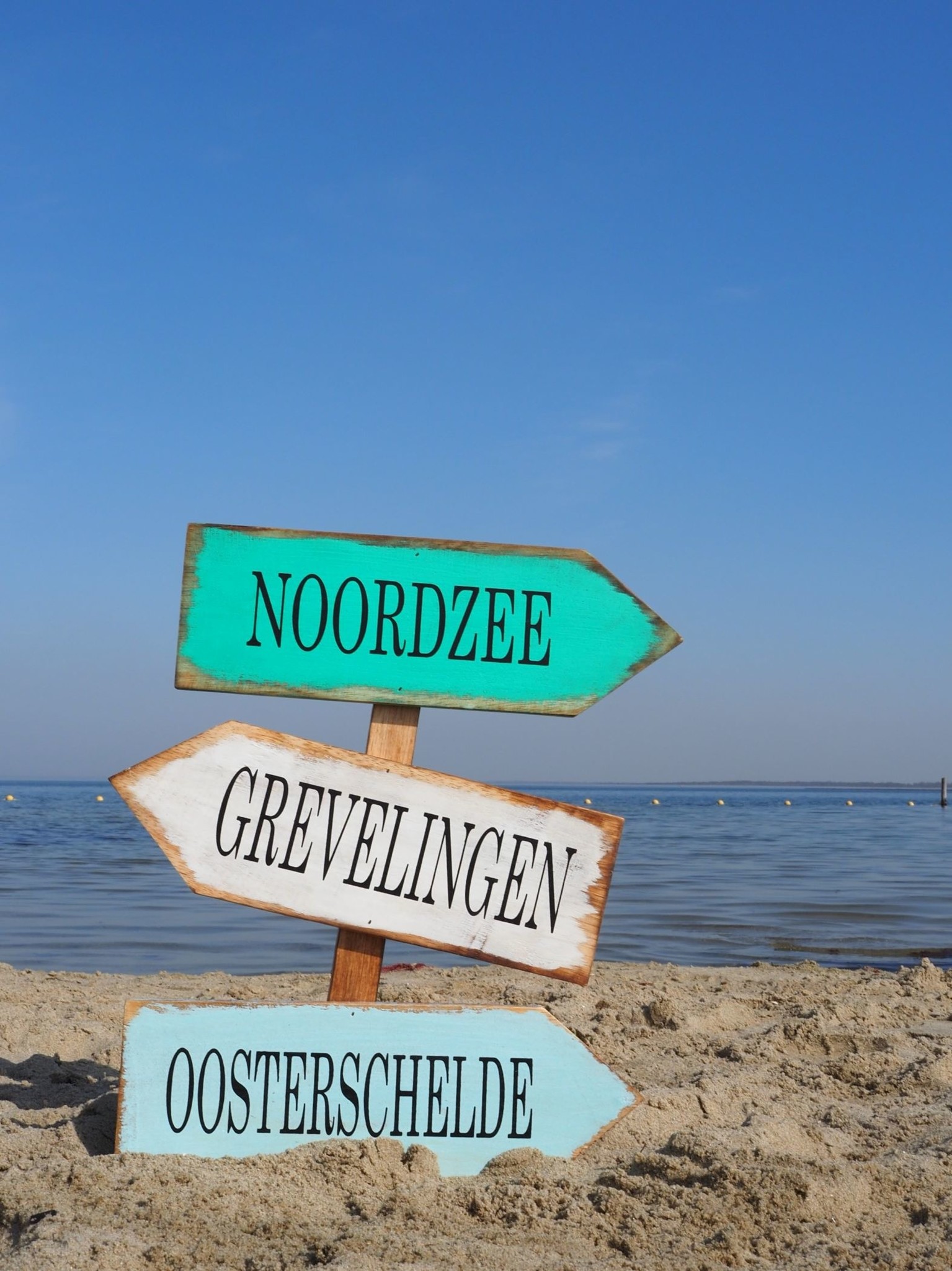 Tekstbord Noordzee