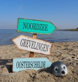 Tekstbord Noordzee