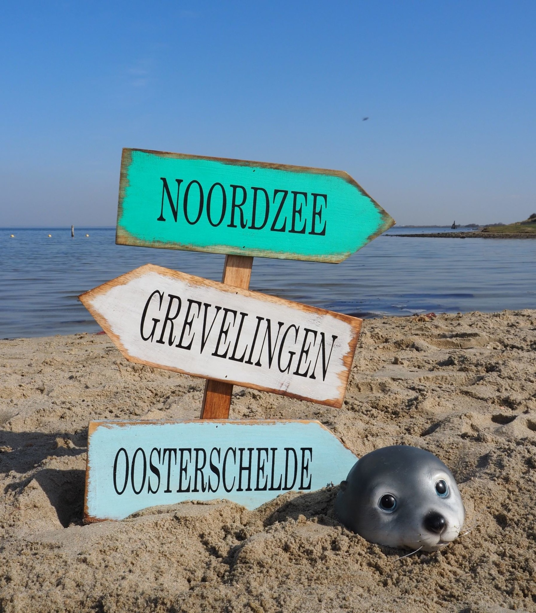 Tekstbord Noordzee