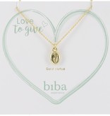 Biba Ketting kauri goudkleurig