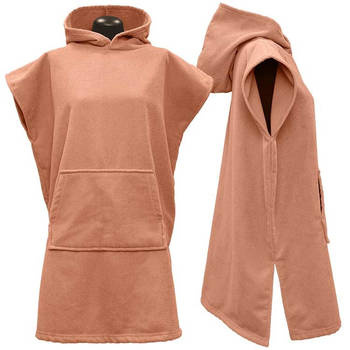Strandponcho roze