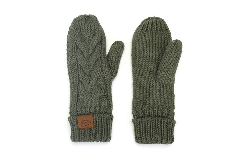 I'm Dutch Wanten Jungfrau Donkergroen