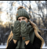 I'm Dutch Wanten Jungfrau Donkergroen