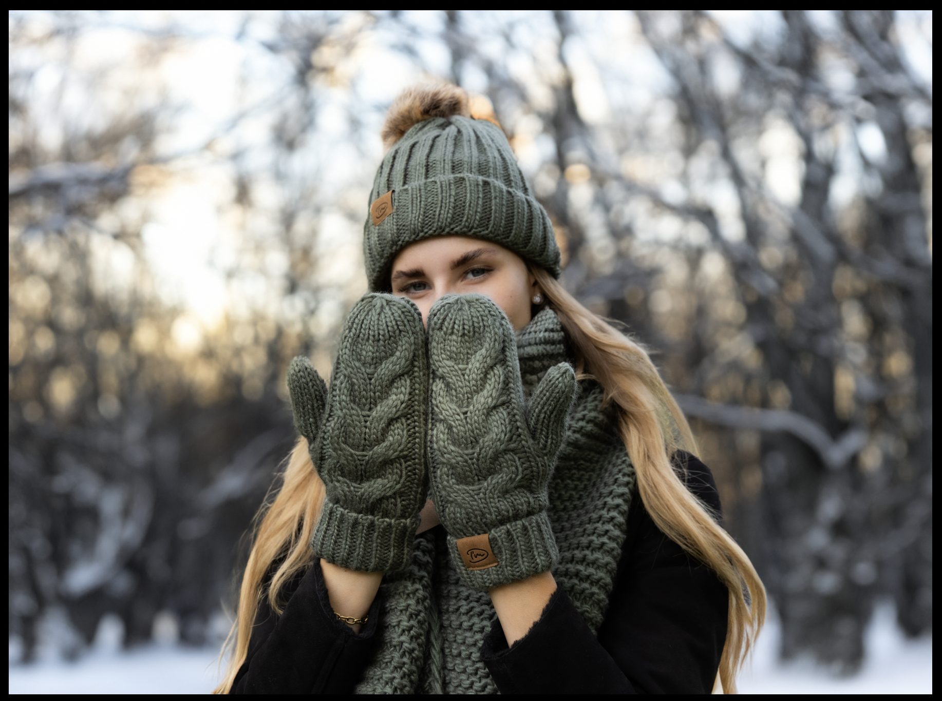 I'm Dutch Sjaal Iceland Dark Green