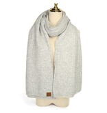 I'm Dutch Sjaal Reykjavik lichtgrijs