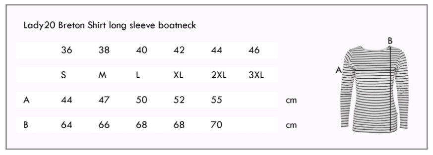 BretonStripe BretonStripe dames shirt boothals multi