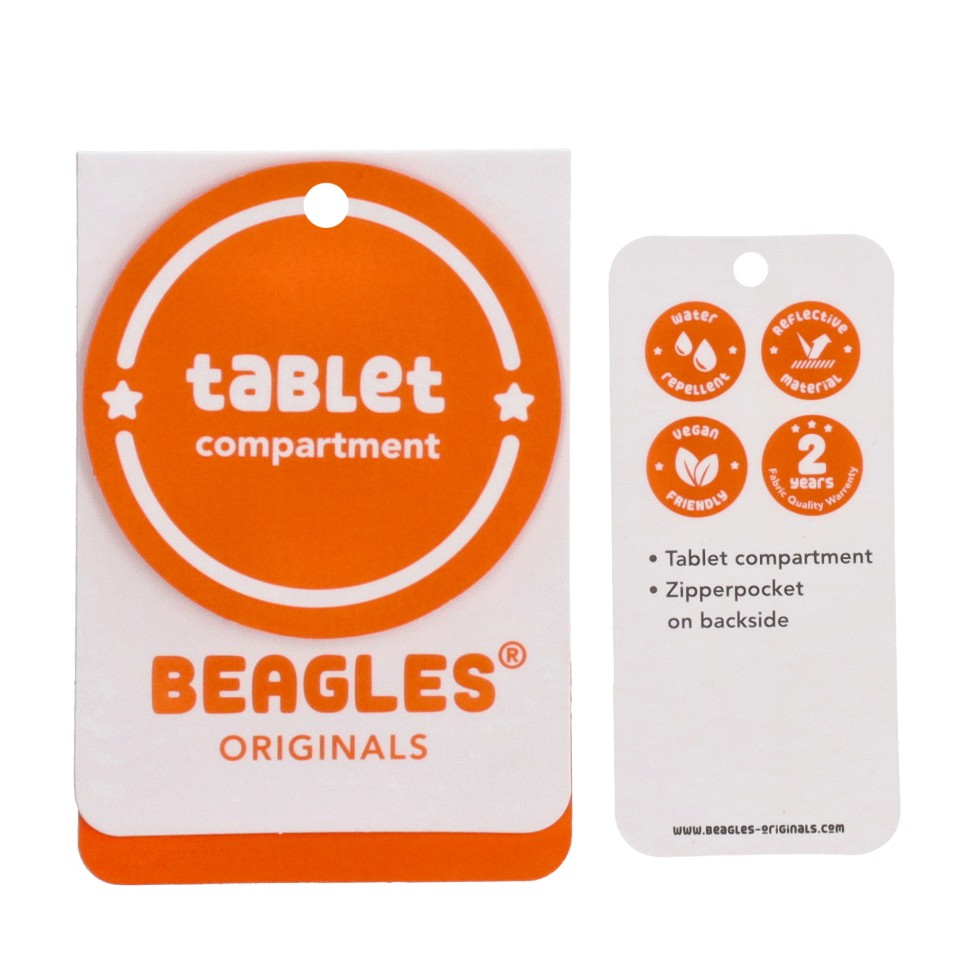 Beagles Originals Waterproof rugzak klein antraciet-olijfgroen