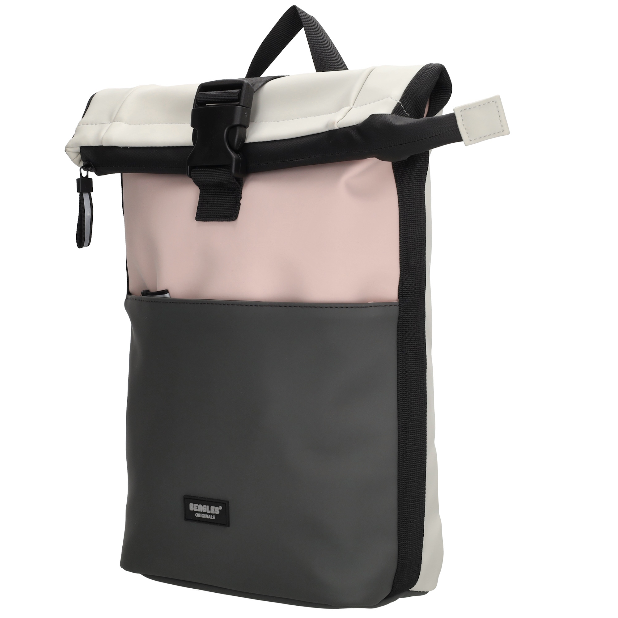 Beagles Originals Waterproof rugzak klein antraciet-roze