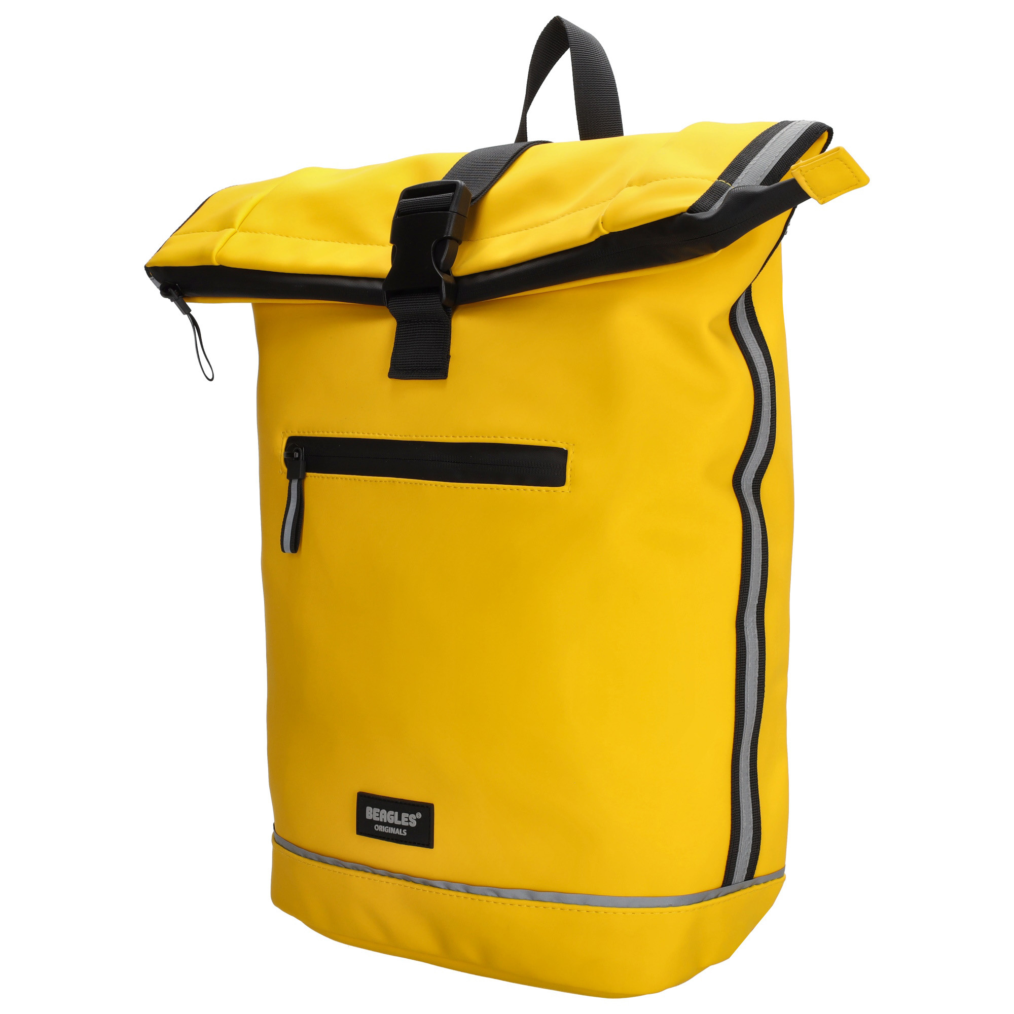 Beagles Originals Waterproof fietstas/rugzak geel