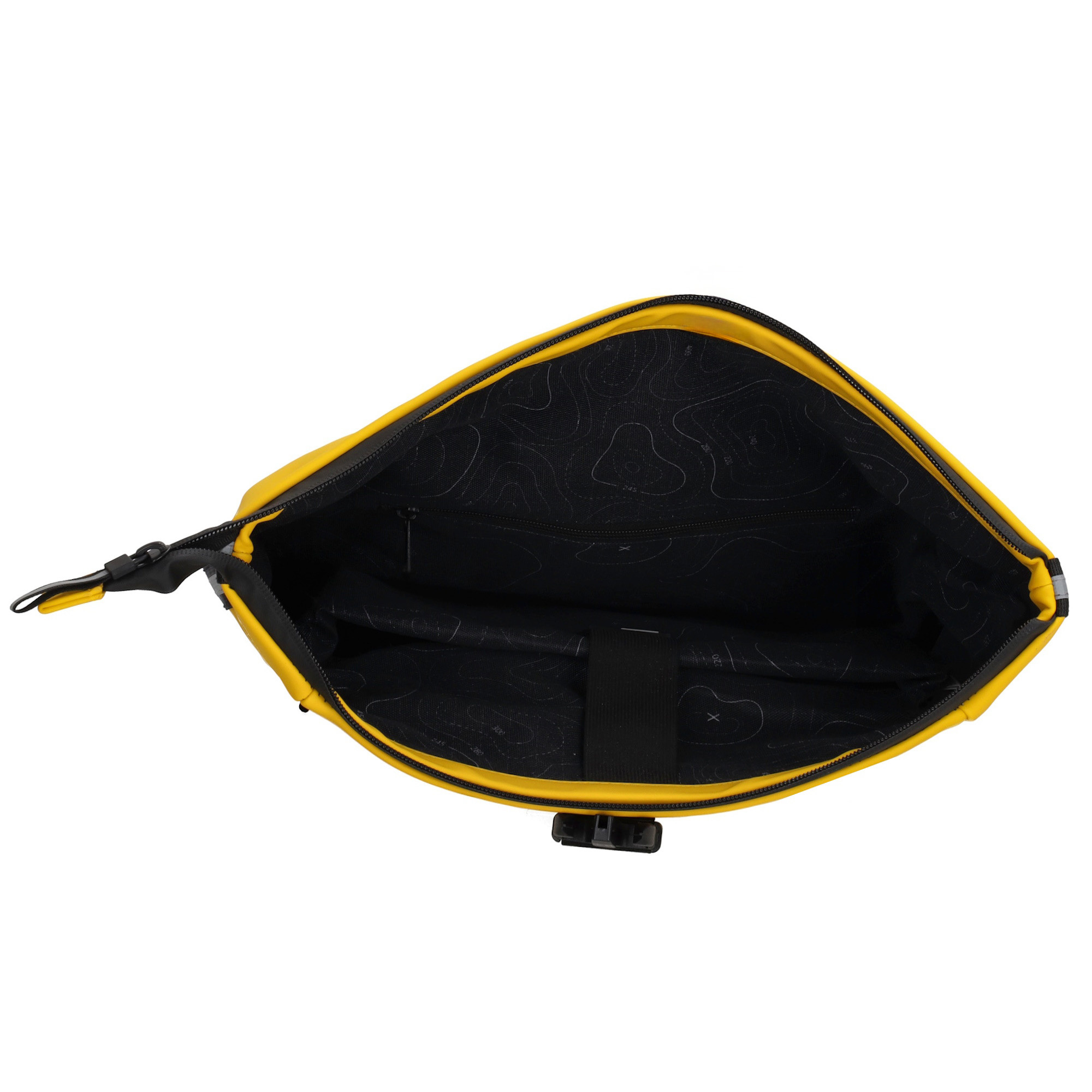 Beagles Originals Waterproof fietstas/rugzak geel