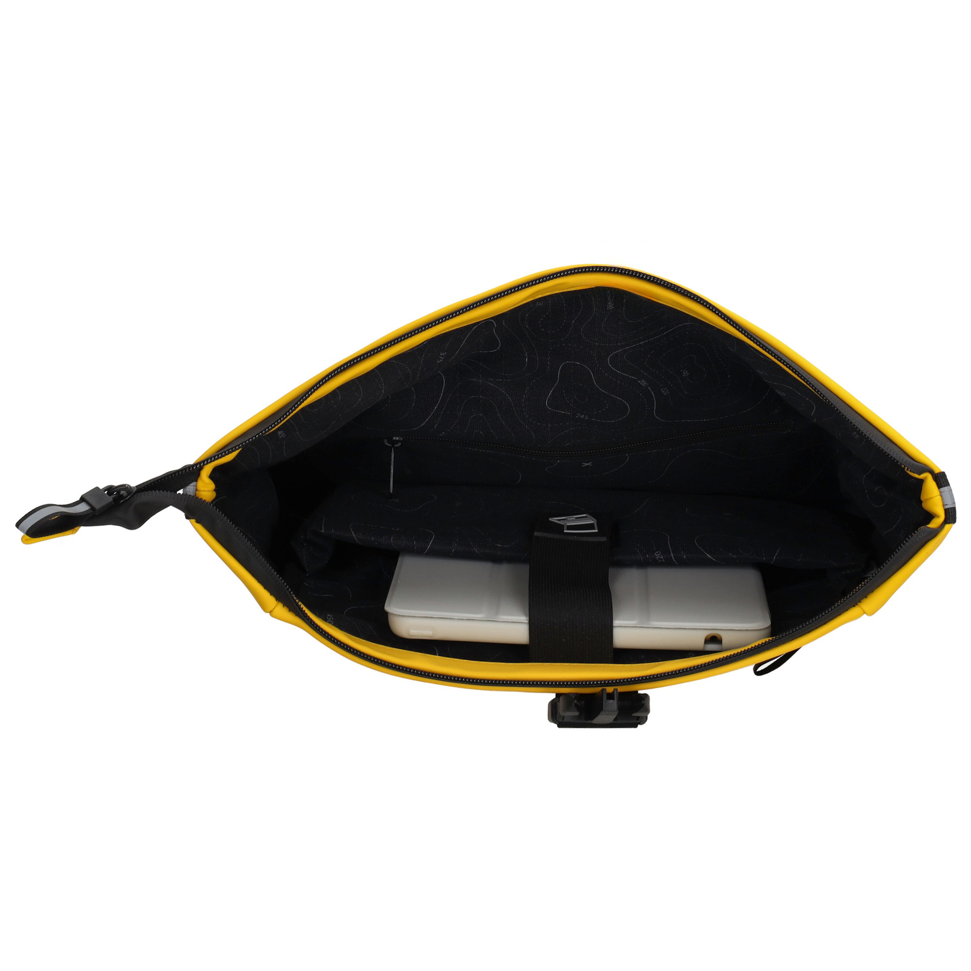 Beagles Originals Waterproof fietstas/rugzak geel