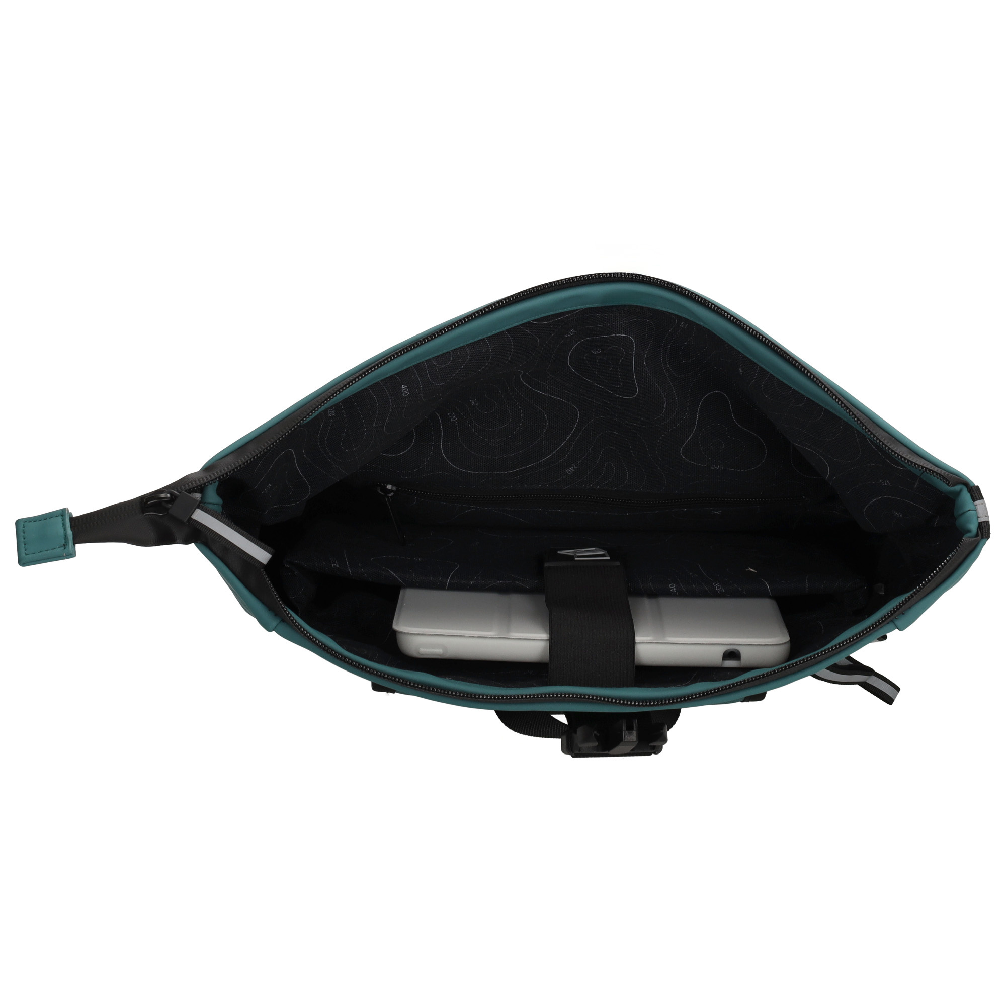 Beagles Originals Waterproof fietstas/rugzak petrol