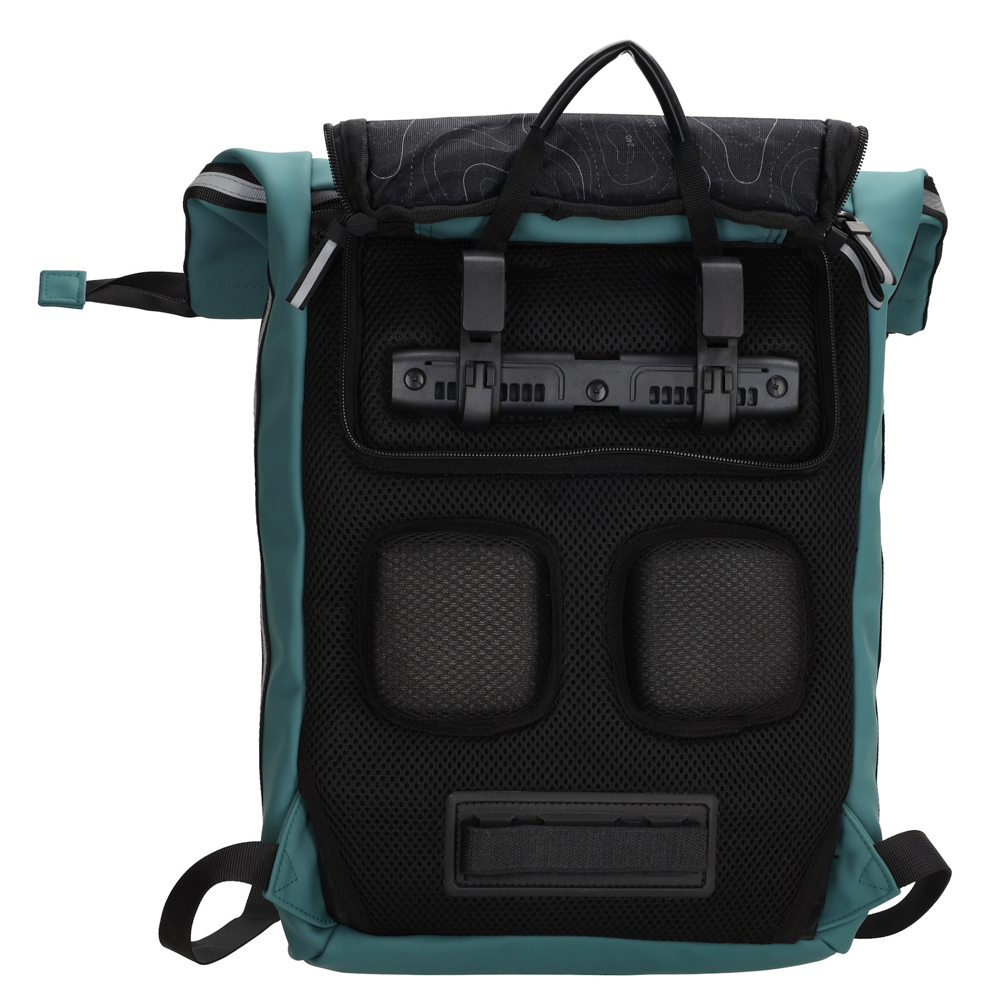 Beagles Originals Waterproof fietstas/rugzak petrol