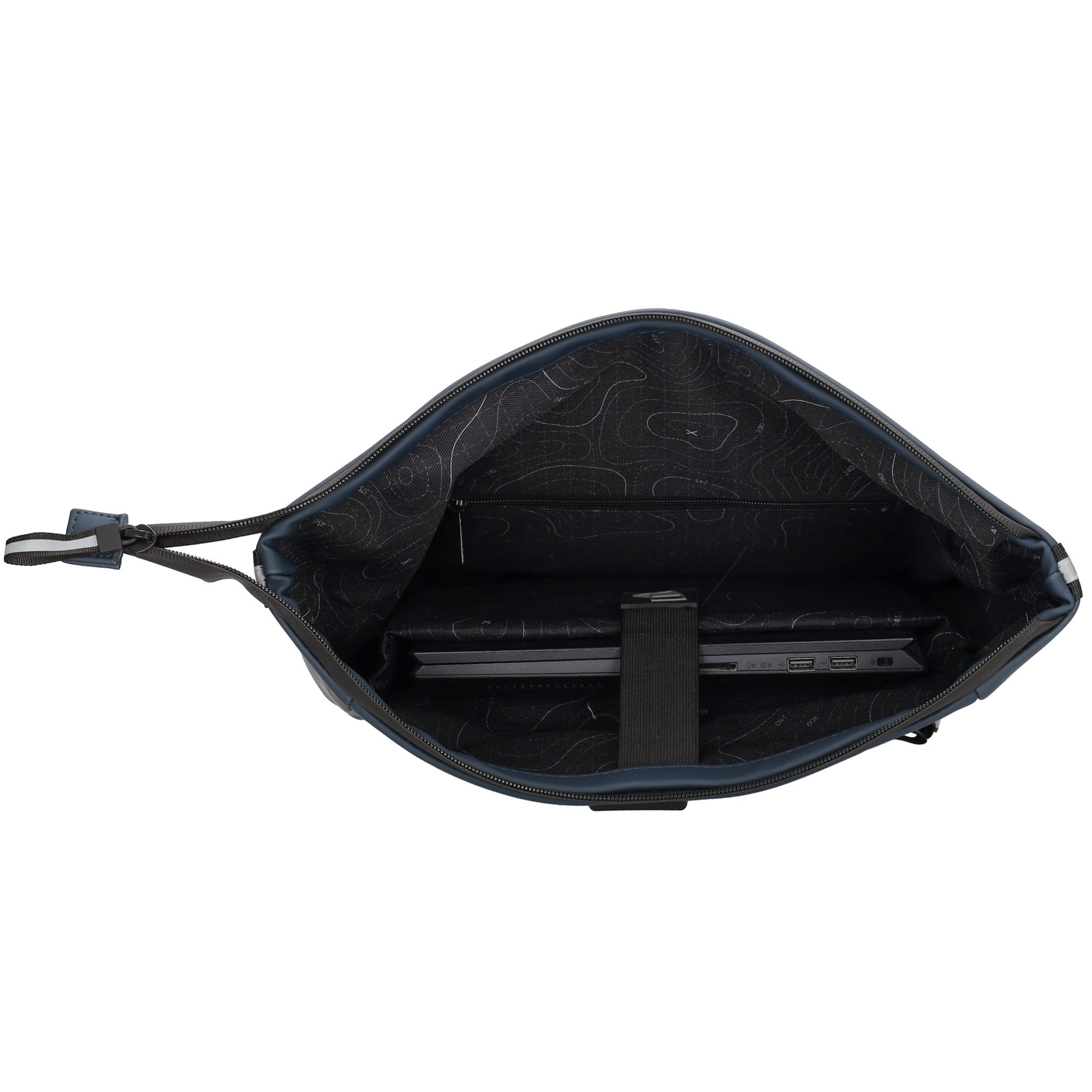 Beagles Originals Waterproof fietstas/rugzak navy