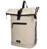 Beagles Originals Waterproof fietstas/rugzak lichttaupe