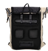 Beagles Originals Waterproof fietstas/rugzak lichttaupe