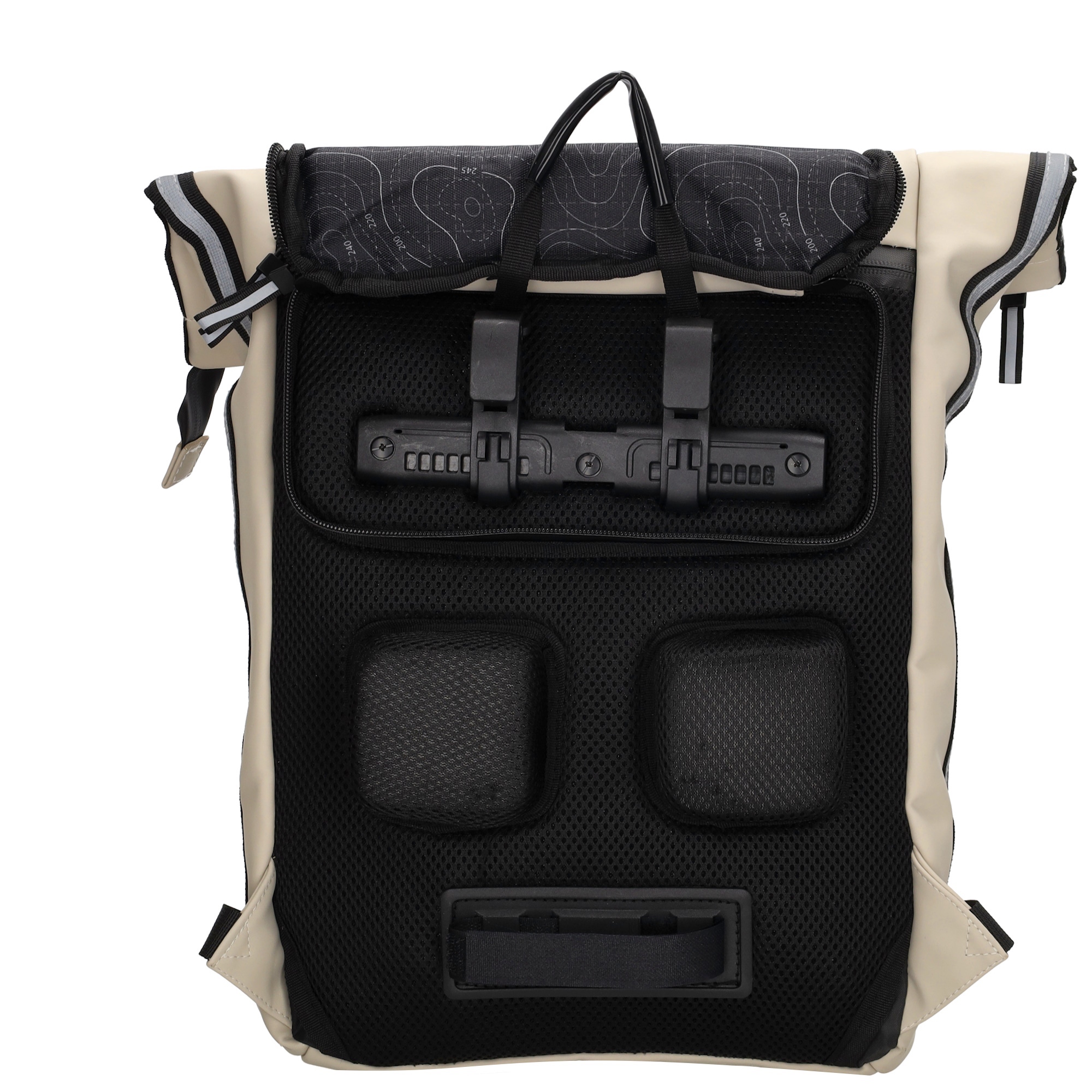 Beagles Originals Waterproof fietstas/rugzak lichttaupe