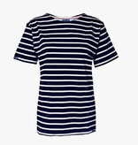 BretonStripe BretonStripe dames shirt korte mouw Navy-Natural
