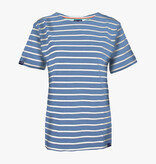 BretonStripe BretonStripe dames shirt korte mouw Jeans-Natural
