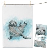 Maluu Theedoek zwemmende zeehond