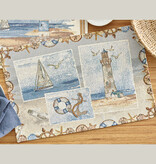 Placemat gobelin Postcards