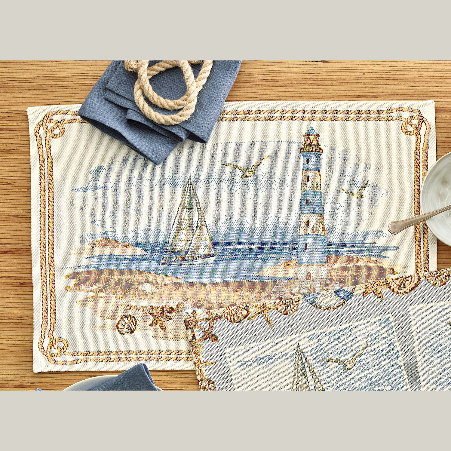 Placemat gobelin lighthouse