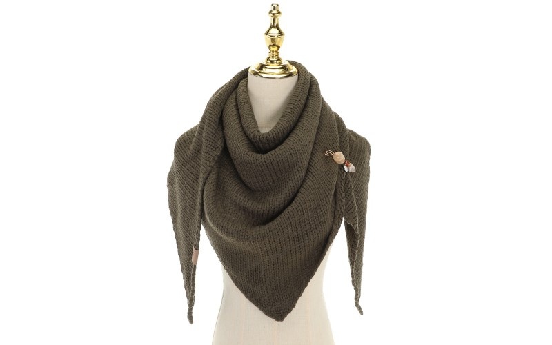 I'm Dutch Sjaal Spindel groen