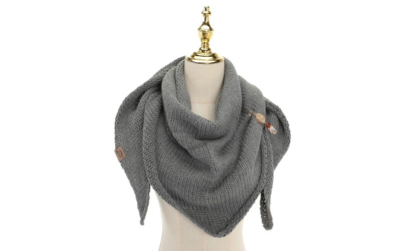 I'm Dutch Sjaal Spindel grijs