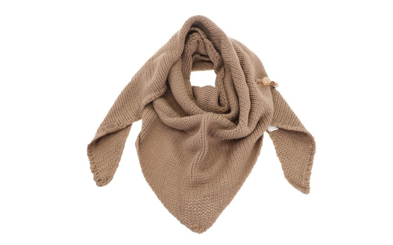 I'm Dutch Sjaal Spindel taupe